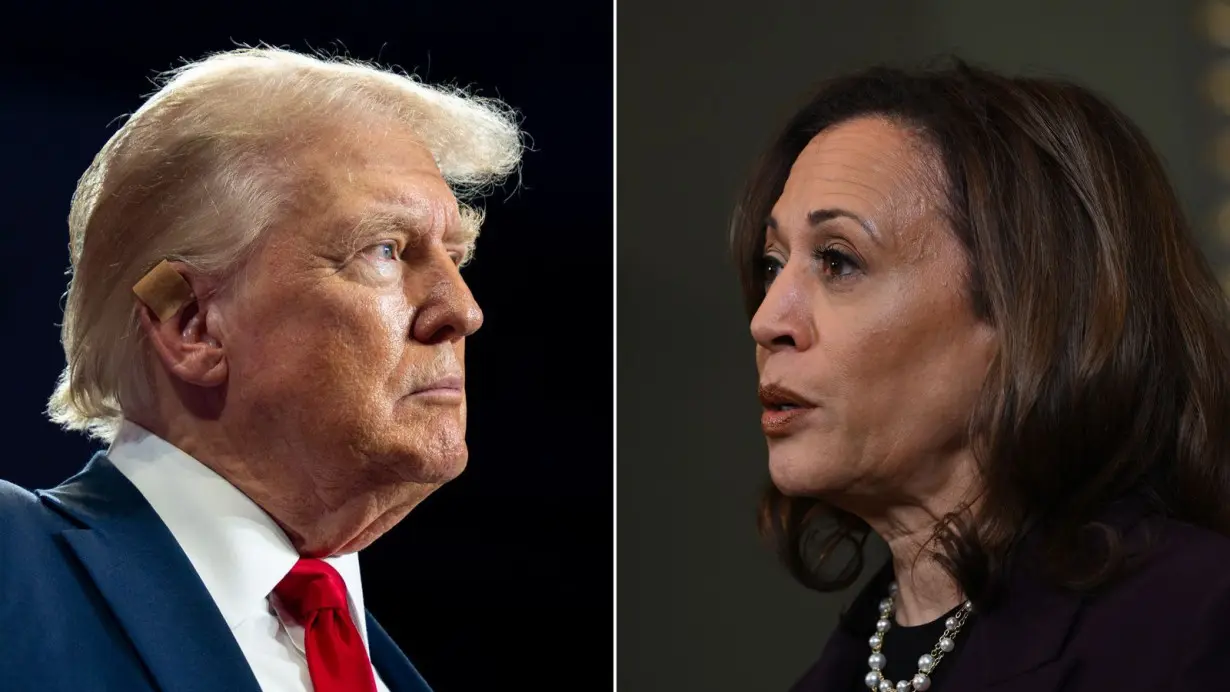 Harris goes on offensive on immigration, comparing her record with Trump's