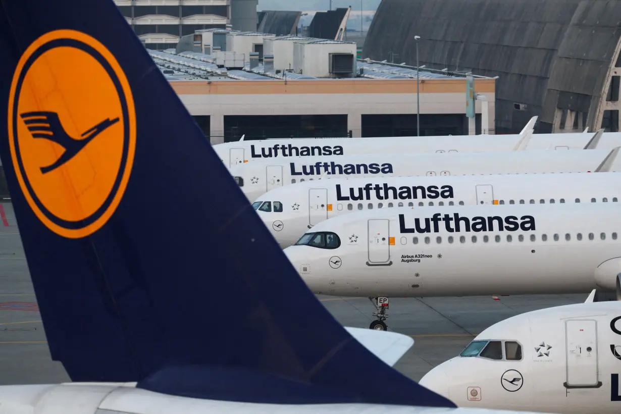 Strike organised by Verdi union at Frankfurt Airport