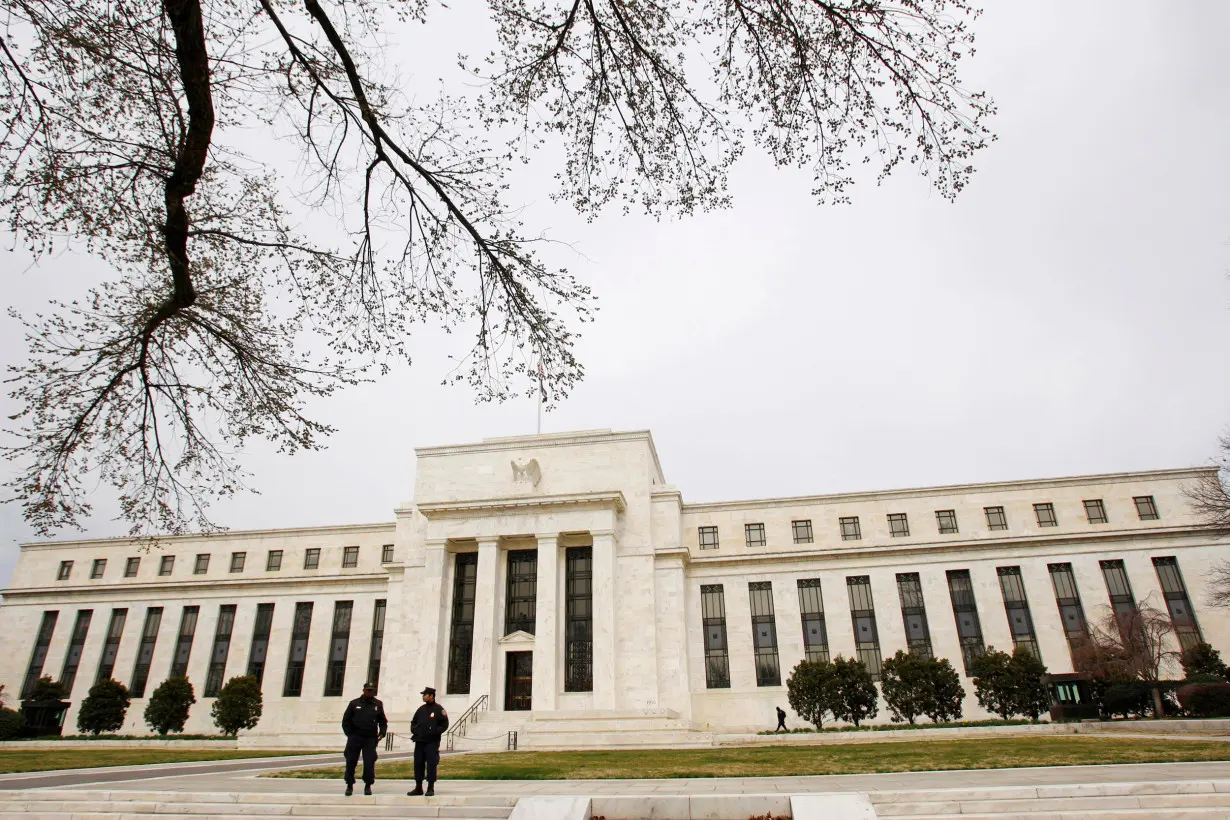 FILE PHOTO: The U.S. Federal Reserve building is pictured in Washington