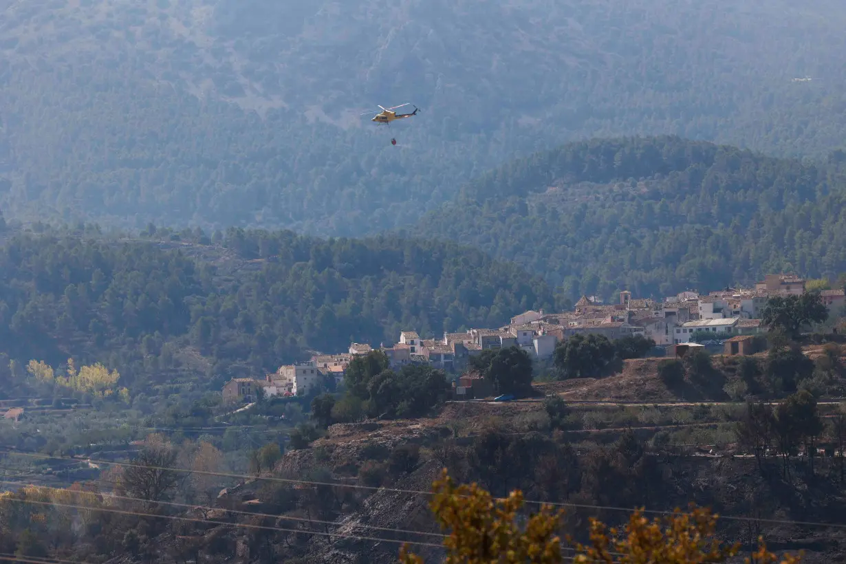 Wildfire in Spain