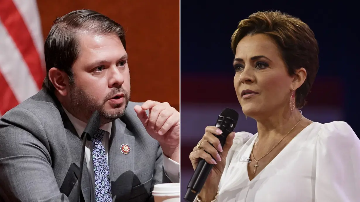 Kari Lake wins GOP Senate primary in Arizona to take on Ruben Gallego in pivotal contest