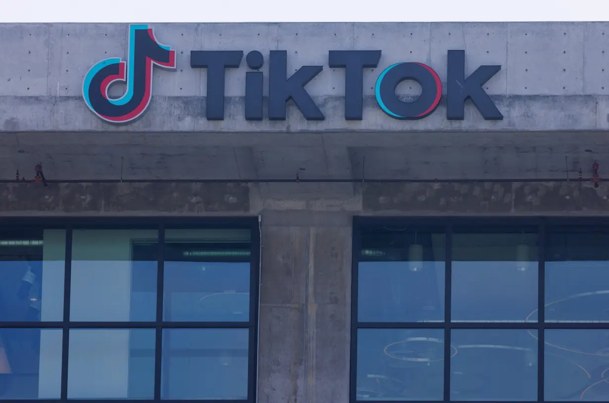 FILE PHOTO: TikTok office buildng shown in California