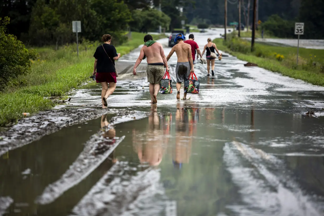 APTOPIX Vermont Flooding