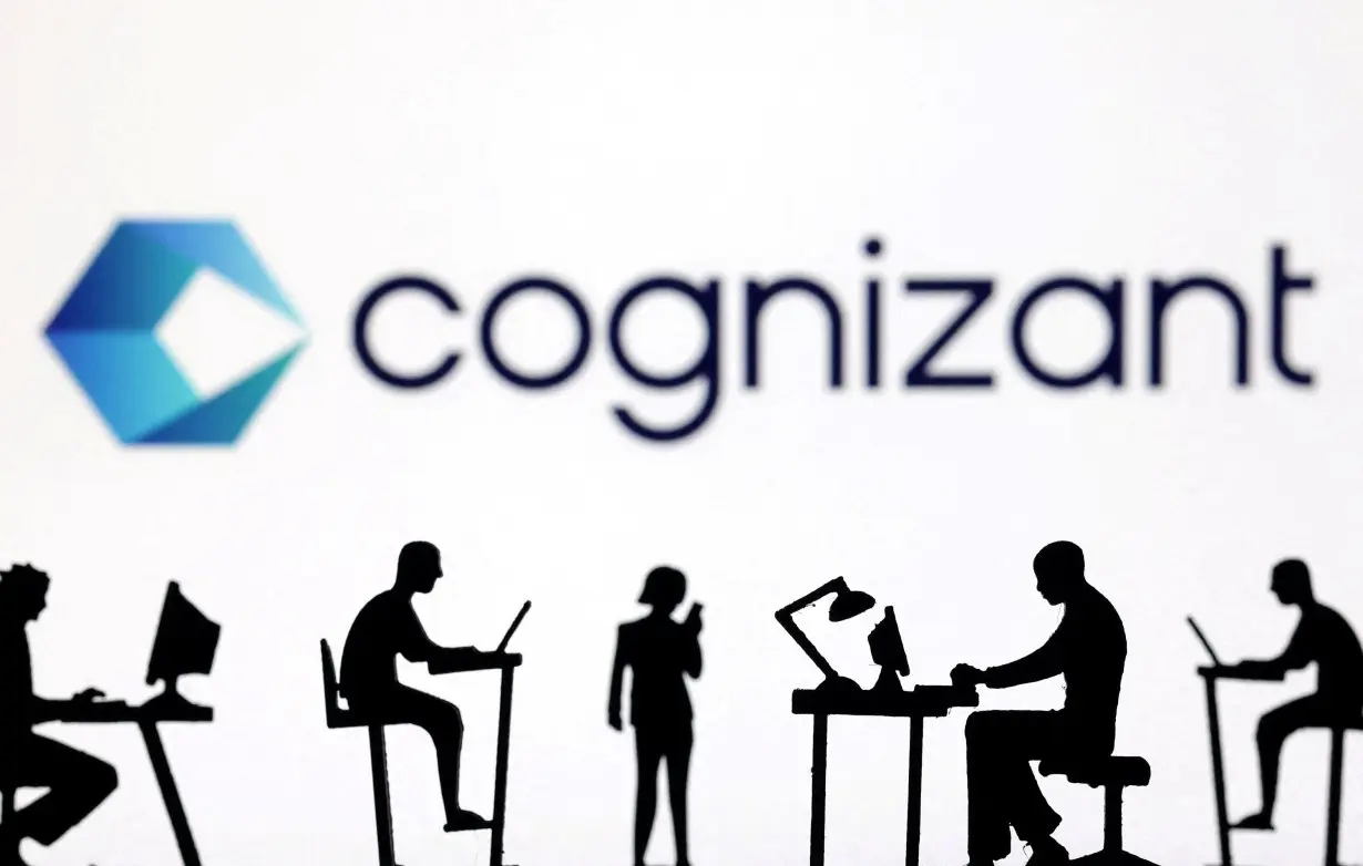 FILE PHOTO: Illustration shows Cognizant logo