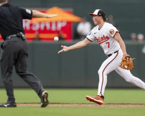 Top-ranked prospect Jackson Holliday hits grand slam in 1st game back from the minors