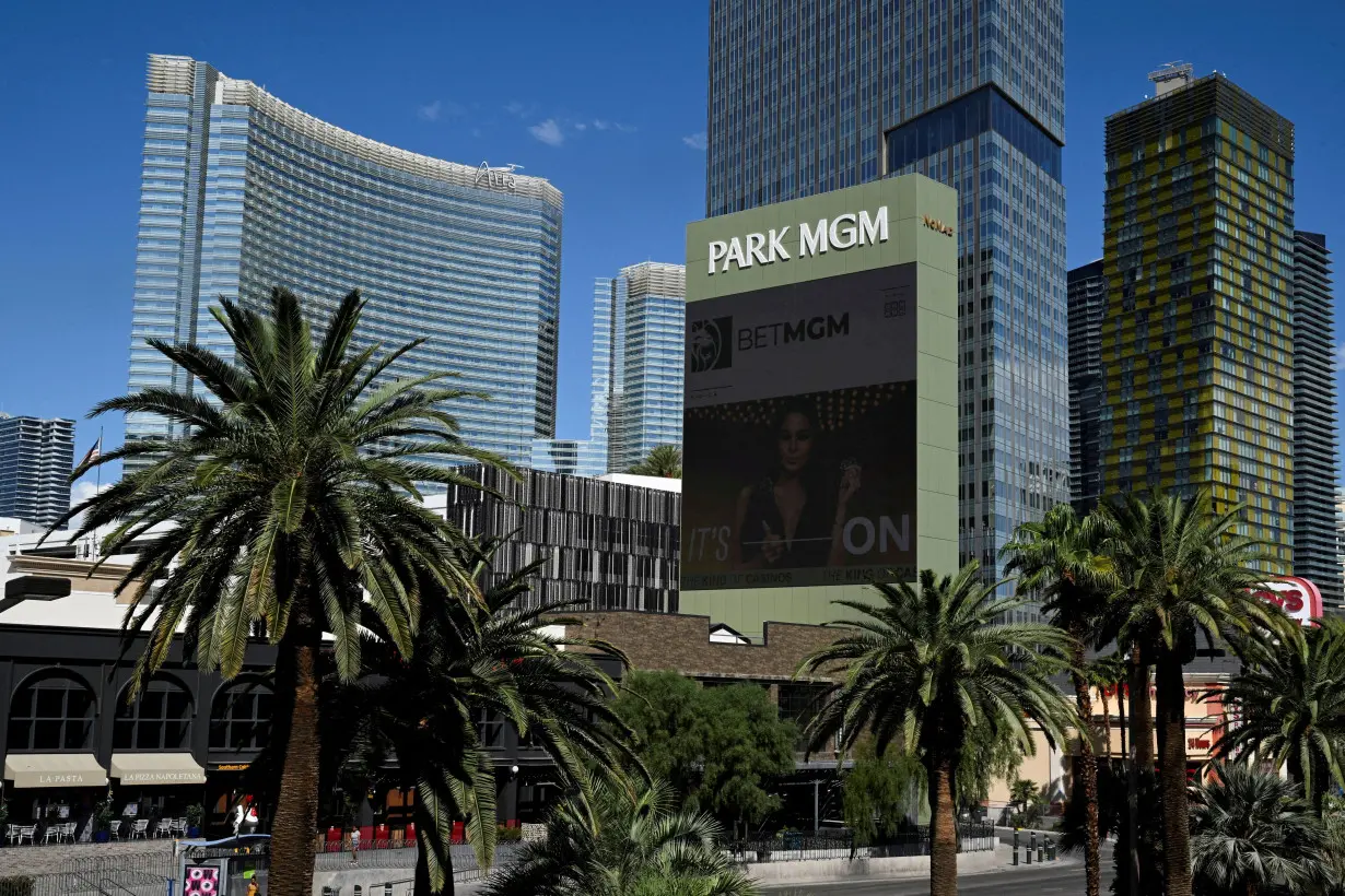 FILE PHOTO: An exterior view of Park MGM Hotel and Casino in Las Vegas, Nevada, U.S.,