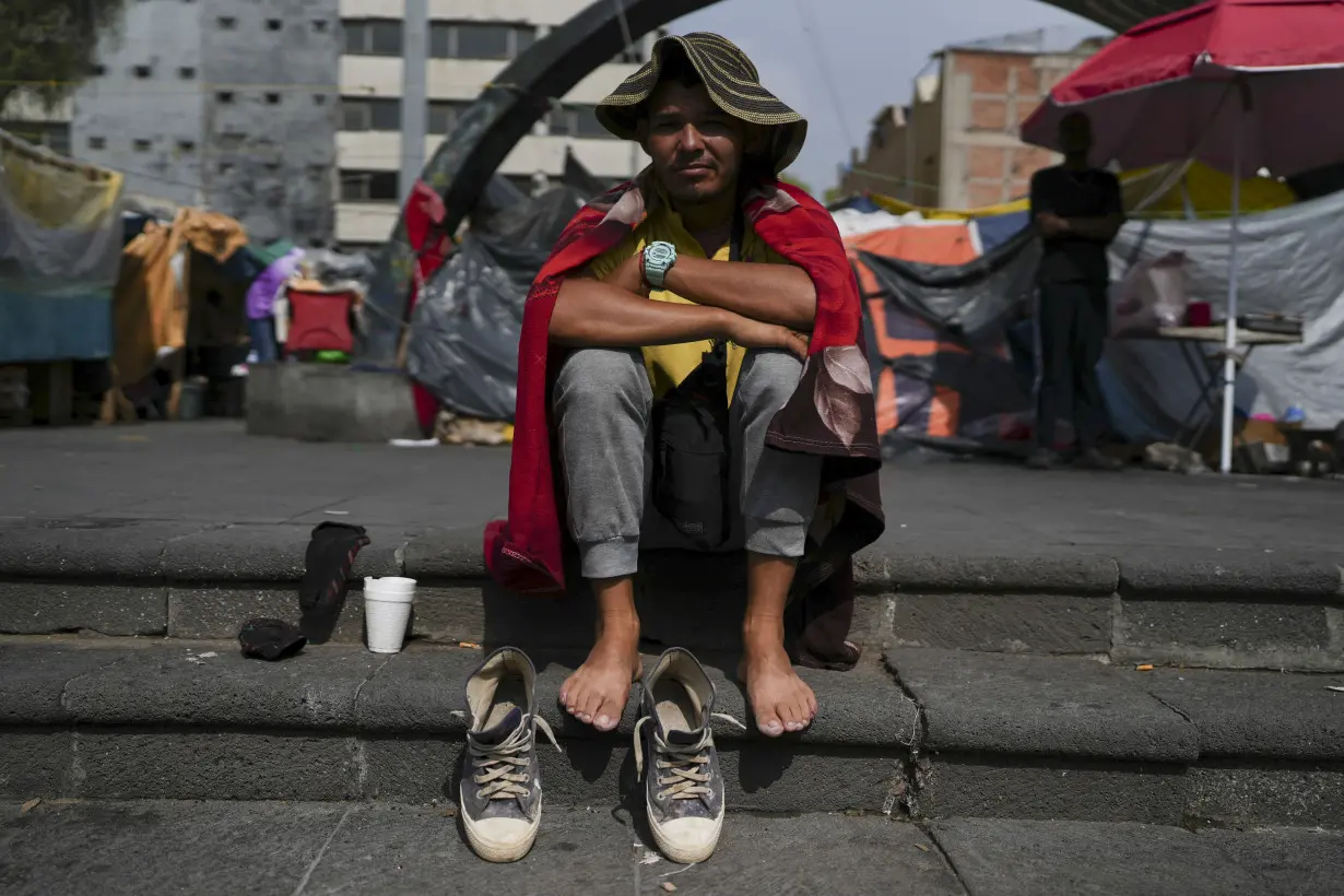 APTOPIX Mexico Migrants Venezuela