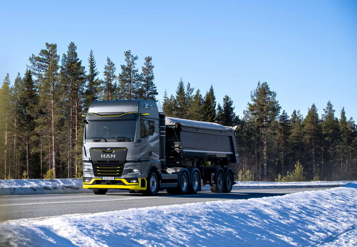 A MAN hydrogen combustion engine truck is under development