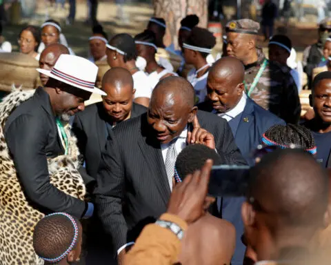 S.Africa President Ramaphosa announces cabinet of unity government