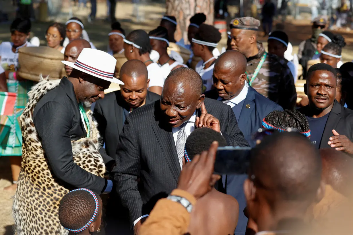 FILE PHOTO: Inauguration of South Africa's president-elect Ramaphosa, in Pretoria