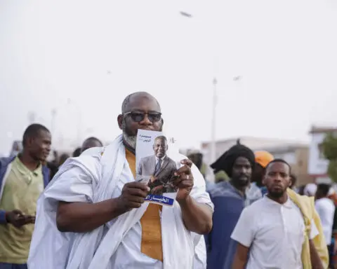 Mauritania's President Ghazouani wins reelection, the electoral commission says
