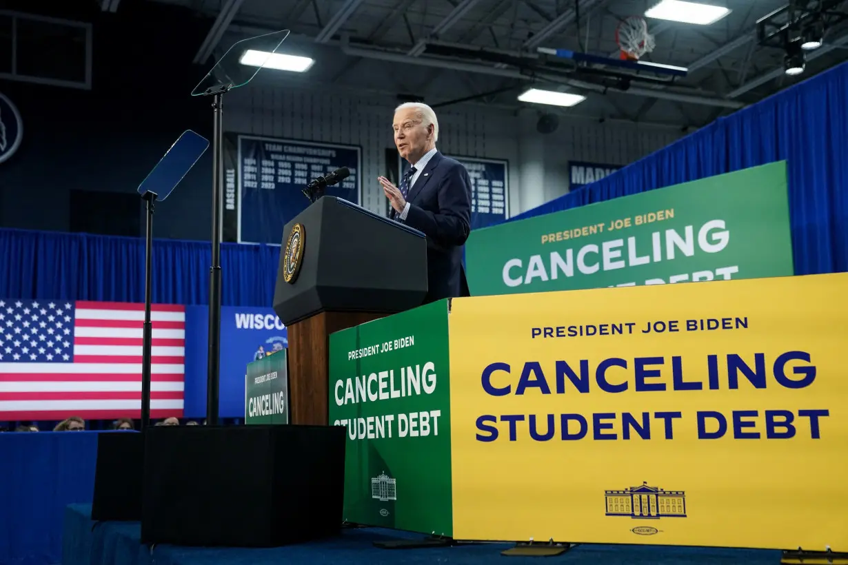 U.S. President Joe Biden visits Madison Area Technical College Truax Campus