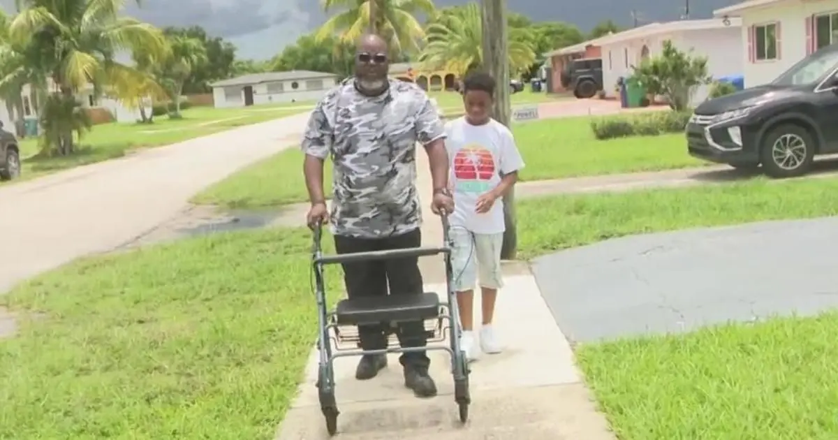 Rodrick Harden is walking and talking again, it's a big step in his road to recovery. He thanks the medical team he worked with for saving his life.