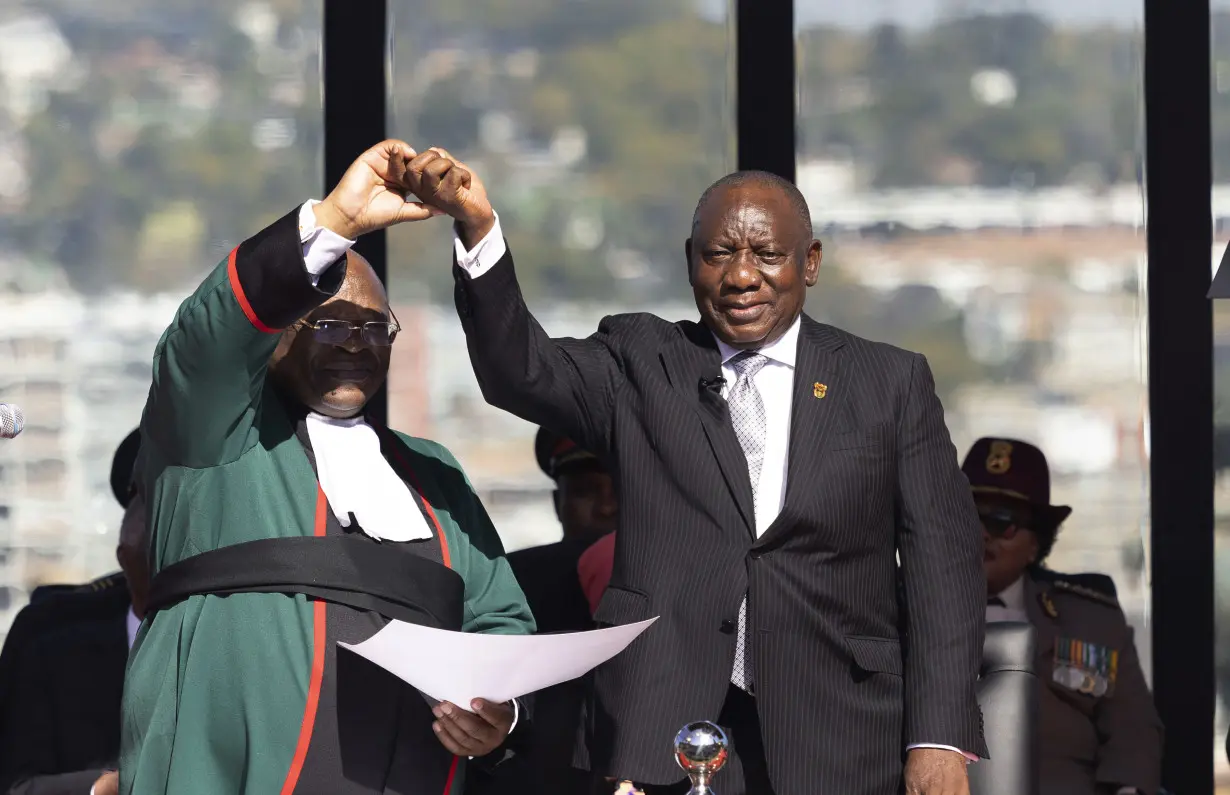 APTOPIX South Africa President Inauguration