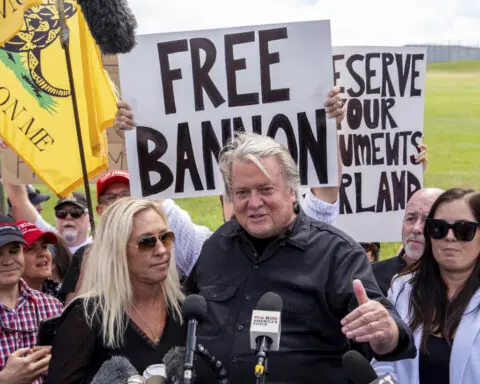 Trump ally Steve Bannon surrenders to federal prison to serve 4-month sentence on contempt charges