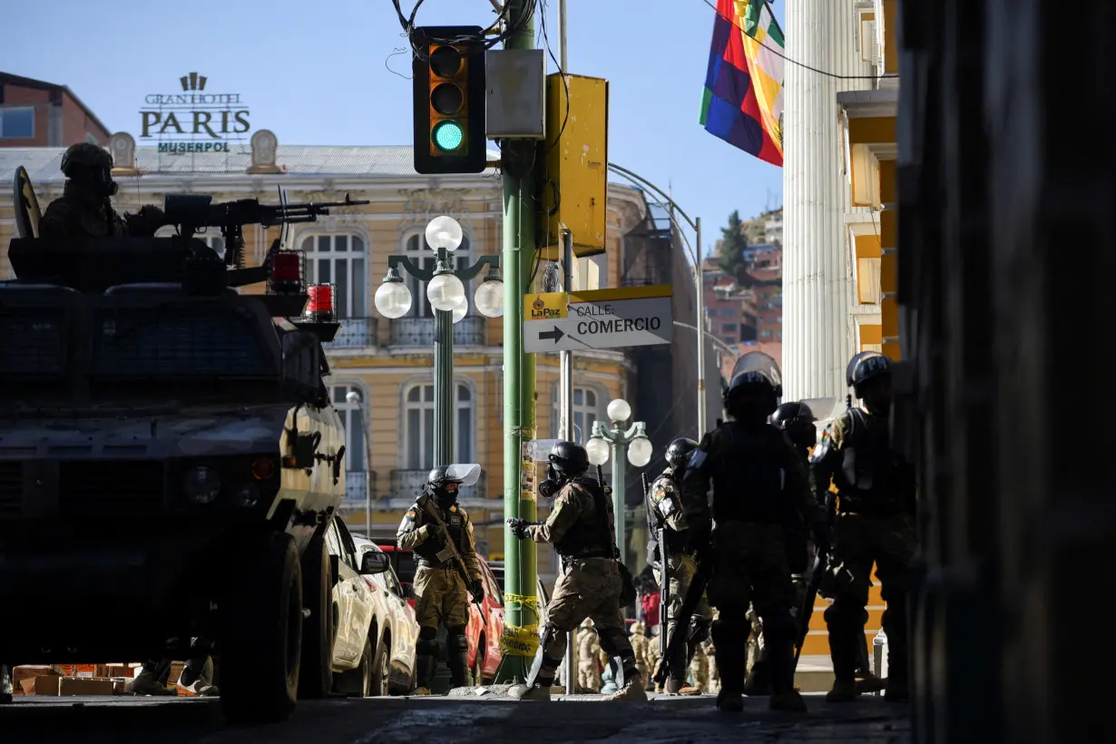 Bolivia's armed forces mobilize as President Arce 