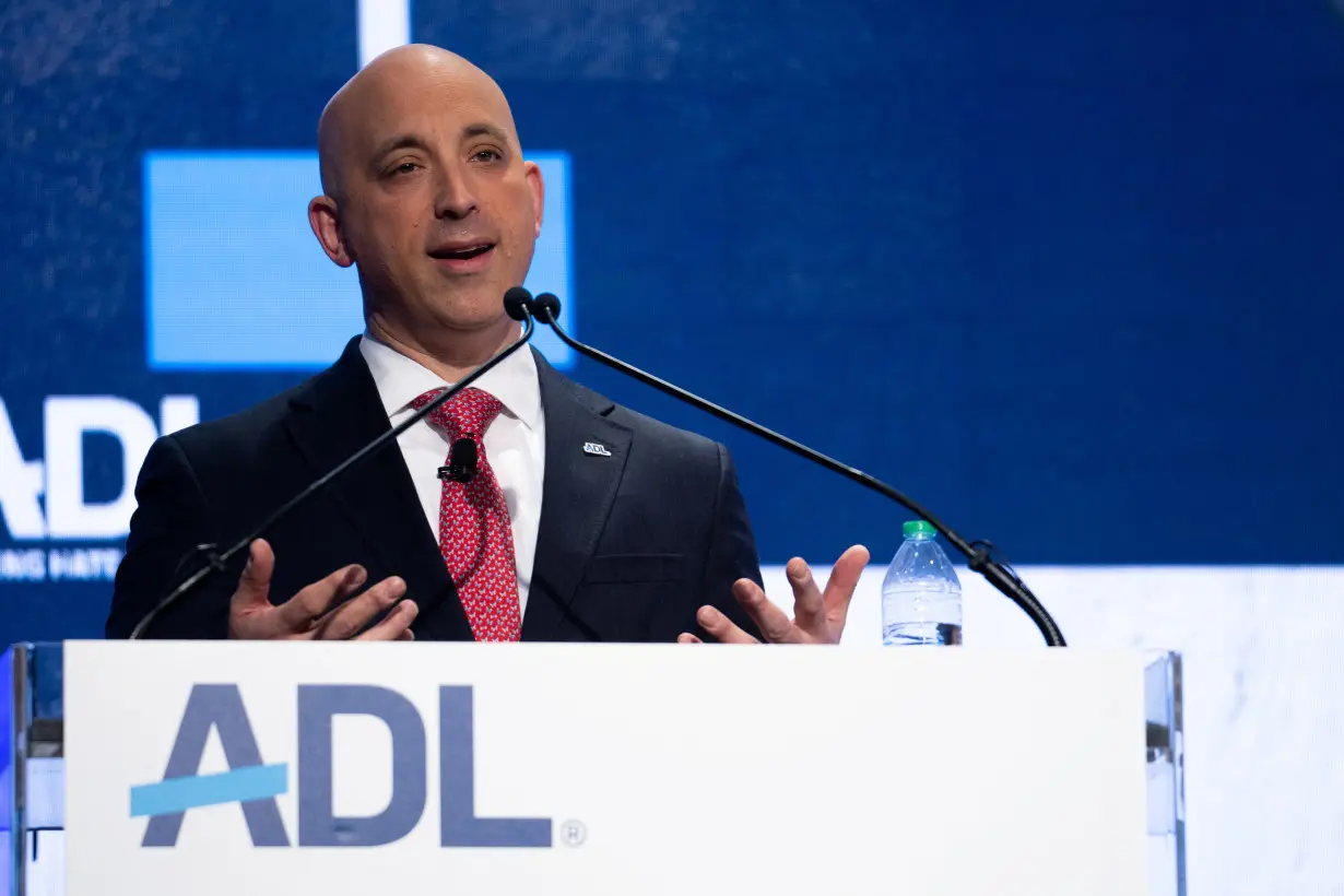 Anti-Defamation League (ADL) CEO Jonathan Greenblatt speaks duirng the Anti-Defamation League's 