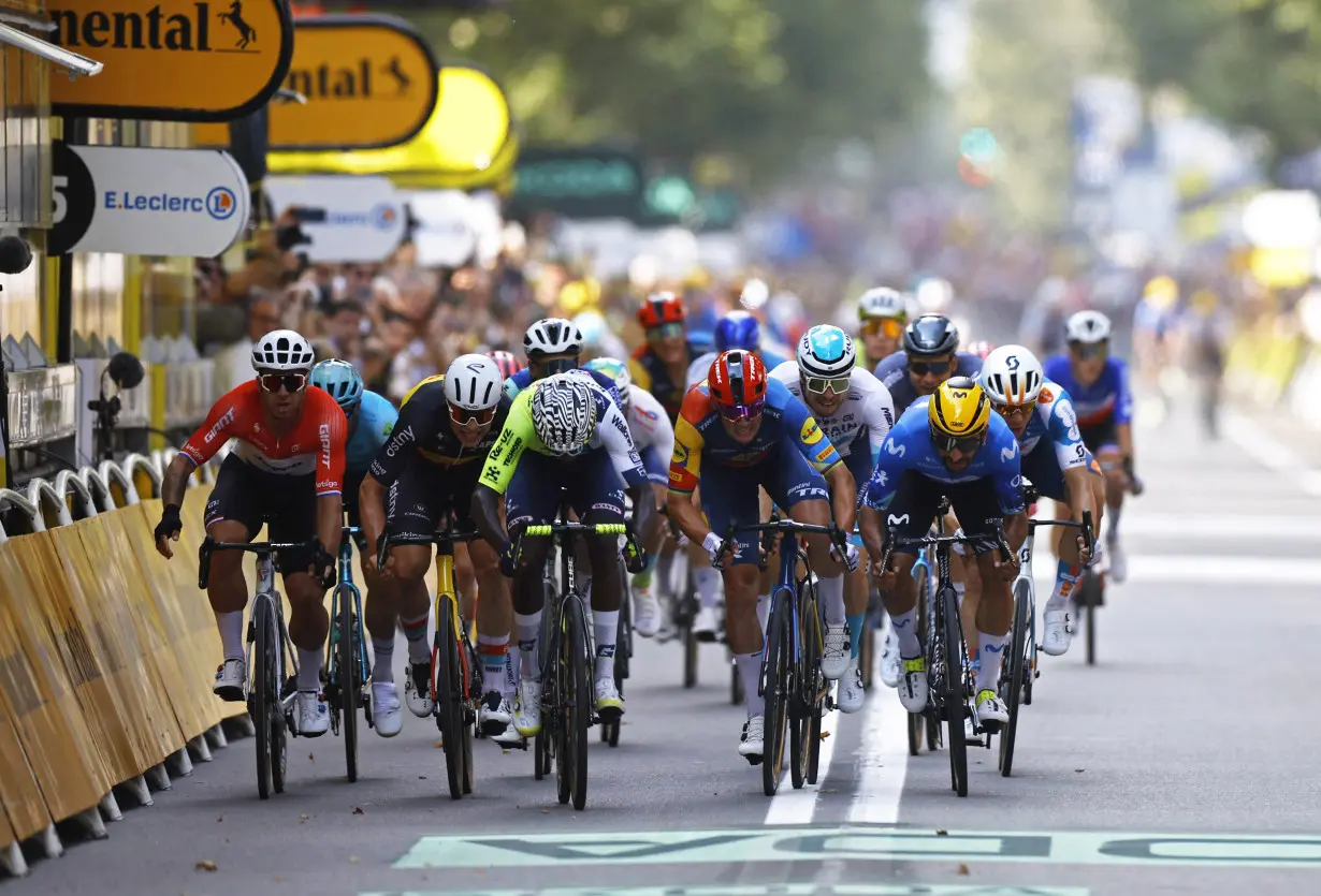 Cycling-Girmay becomes first Black African to win a Tour de France stage