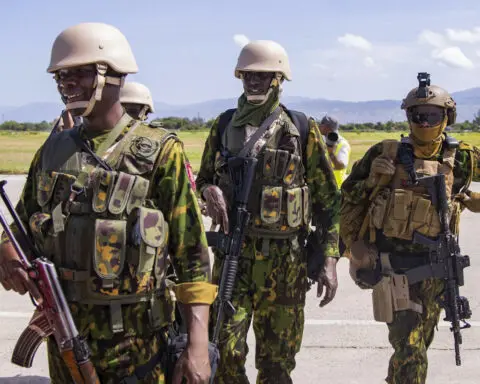 UN-backed contingent of foreign police arrives in Haiti as Kenya-led force prepares to face gangs