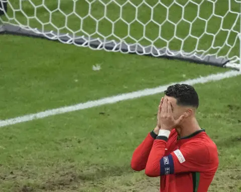 Epic penalties drama for Ronaldo ends with Portugal beating Slovenia in a Euro 2024 shootout