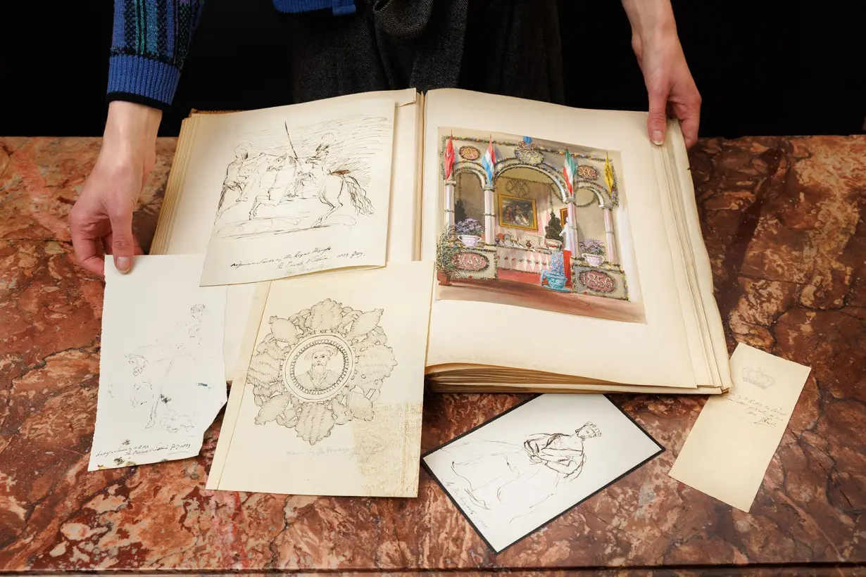 Drawings by teenage Queen Victoria to go up for auction