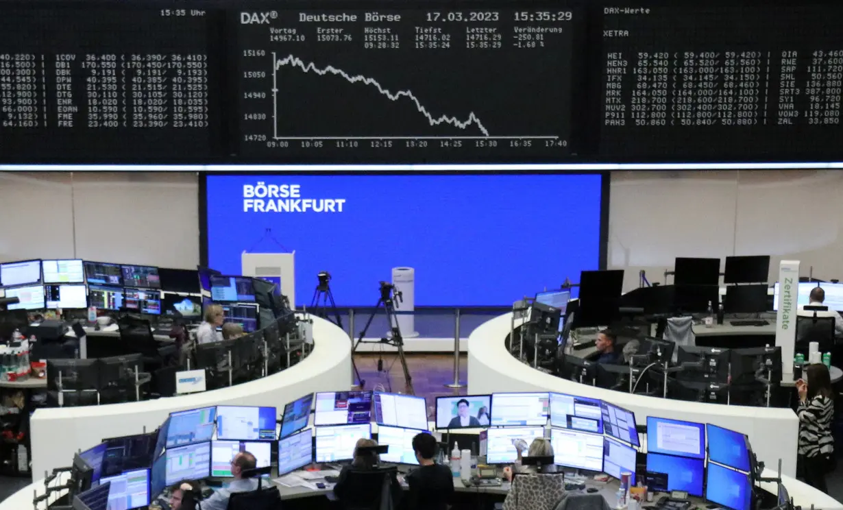 German share price index DAX graph is pictured in Frankfurt