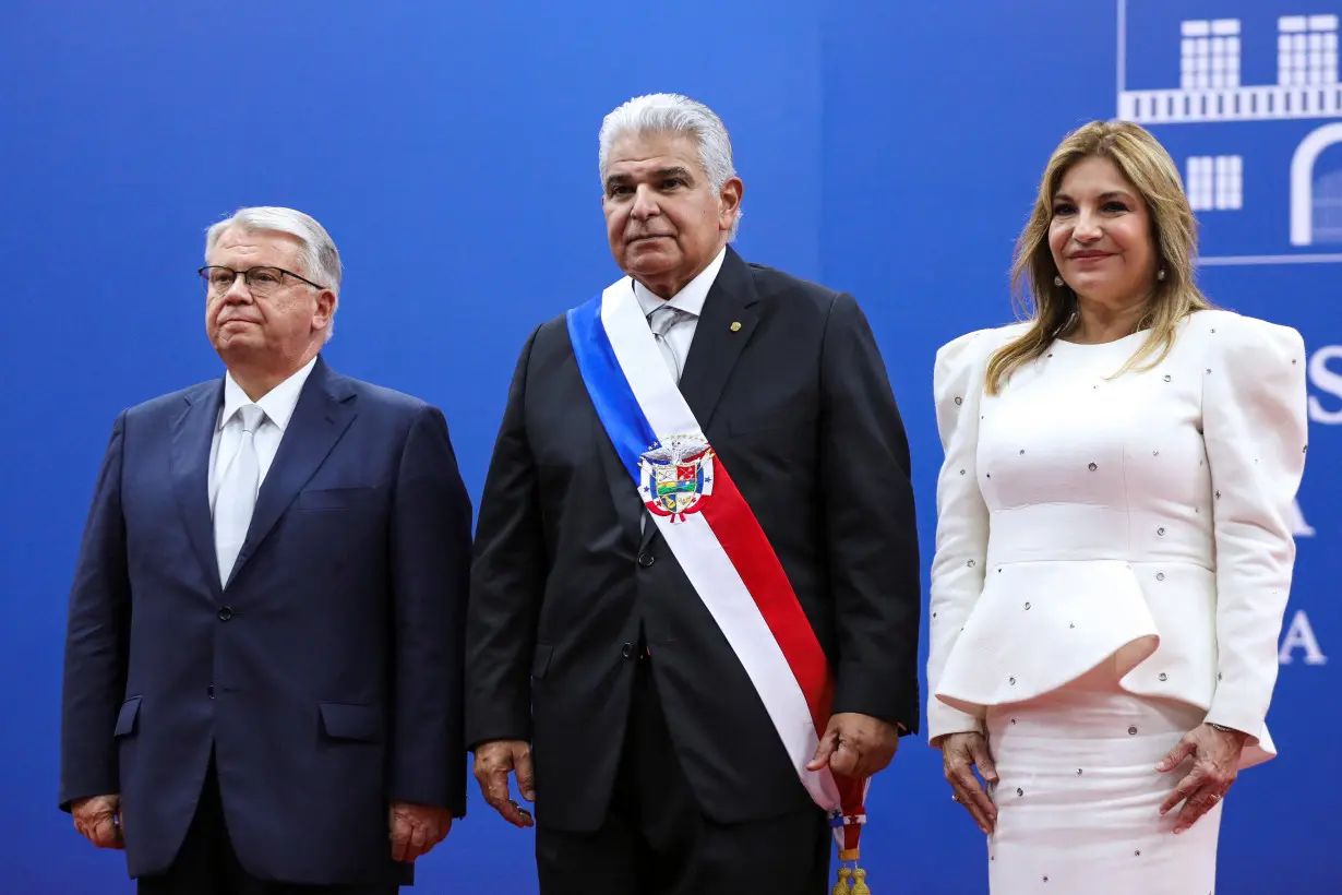 Jose Raul Mulino takes oath of office as Panama's President, in Panama City
