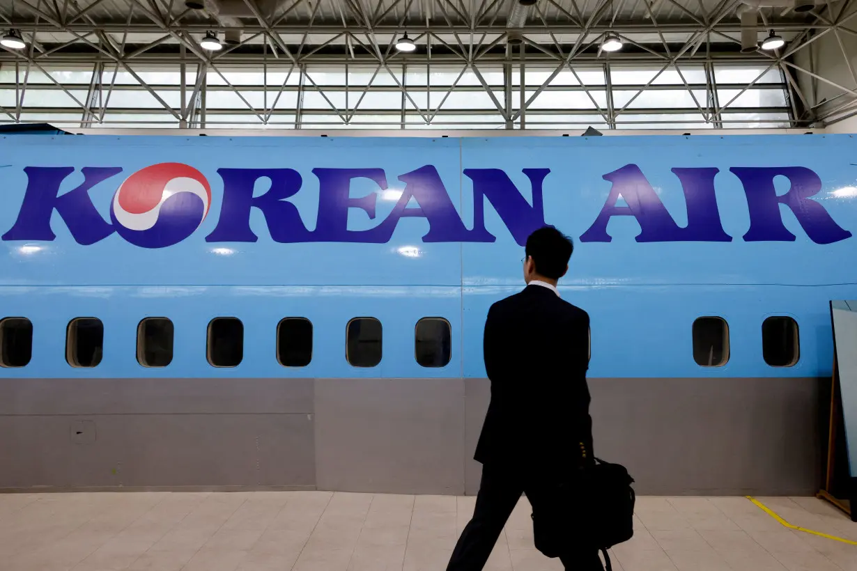 FILE PHOTO: Media tour of headquarters of South Korea's biggest carrier Korean Air, in Seoul