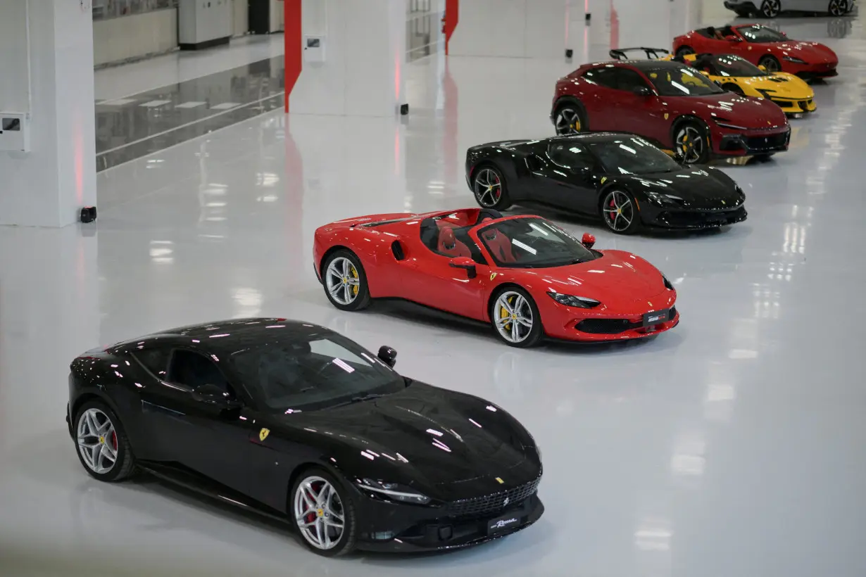 FILE PHOTO: Ferrari inaugurates its new 'e-building' facility