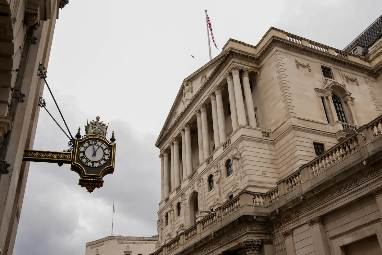 FILE PHOTO: Bank of England building, in London