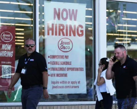 The number of Americans filing for jobless claims hits highest level in a year
