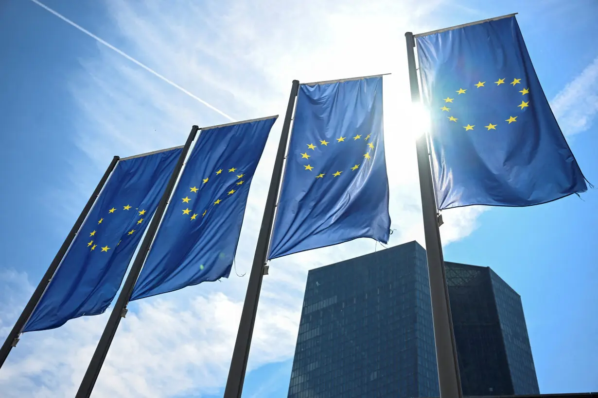 A view of European Central Bank (ECB) headquarters in Frankfurt