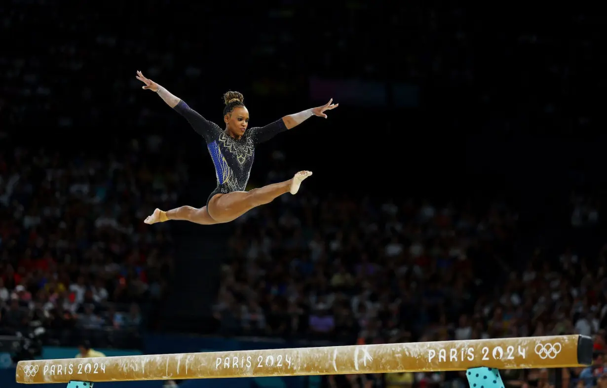 Meet one of Simone Biles' top competitors: Brazil's Rebeca Andrade