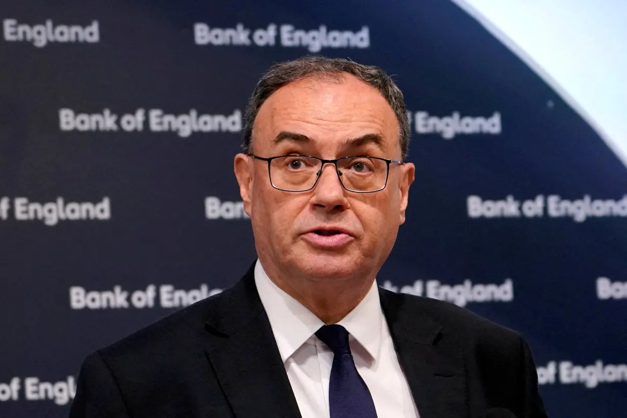 FILE PHOTO: Press conference at the Bank of England in London