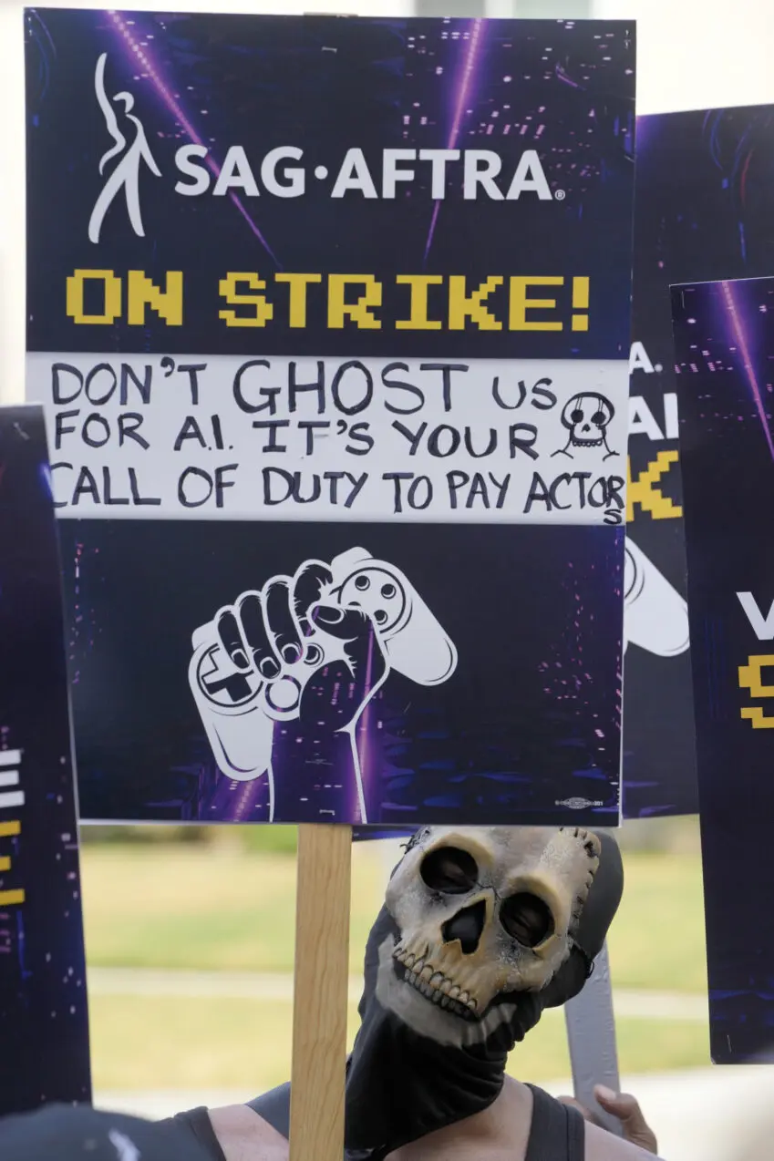 SAG-AFTRA Video Game Strike Kick-Off Picket