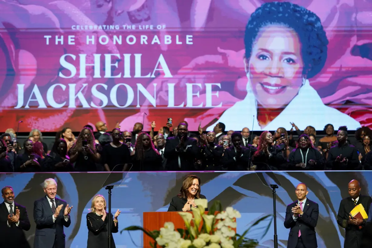 Celebration of Life service for late Rep. Sheila Jackson Lee (D-TX) at Fallbrook Church in Houston