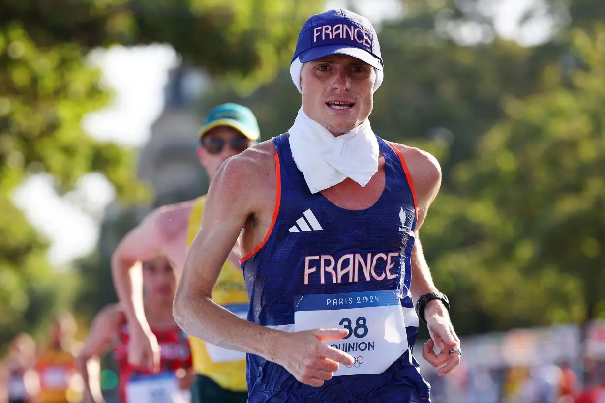 Olympic moment of the day: French race-walker sets a personal best after birth of his daughter