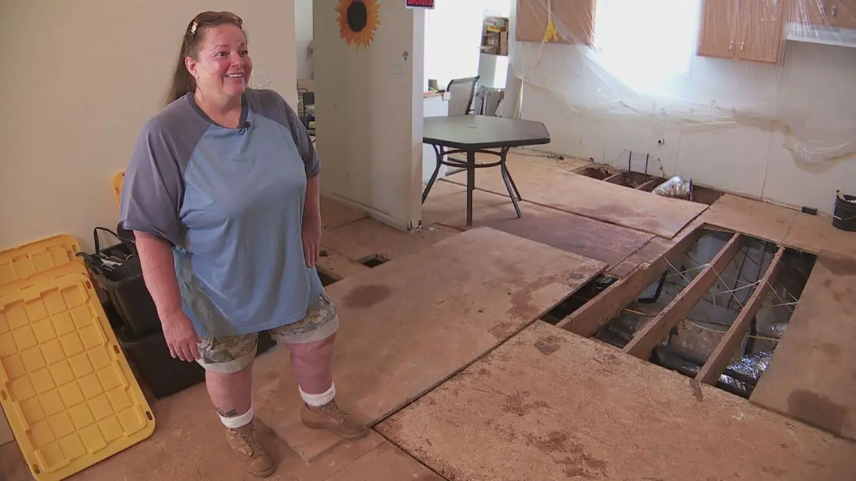 Years ago, she thought ahead and bought sinkhole insurance. It saved the Clarksville homeowner nearly $400K.