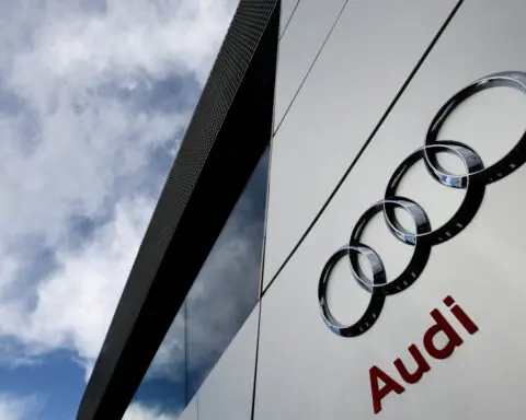 Audi's new China EV series won't have signature four-ring logo, sources say