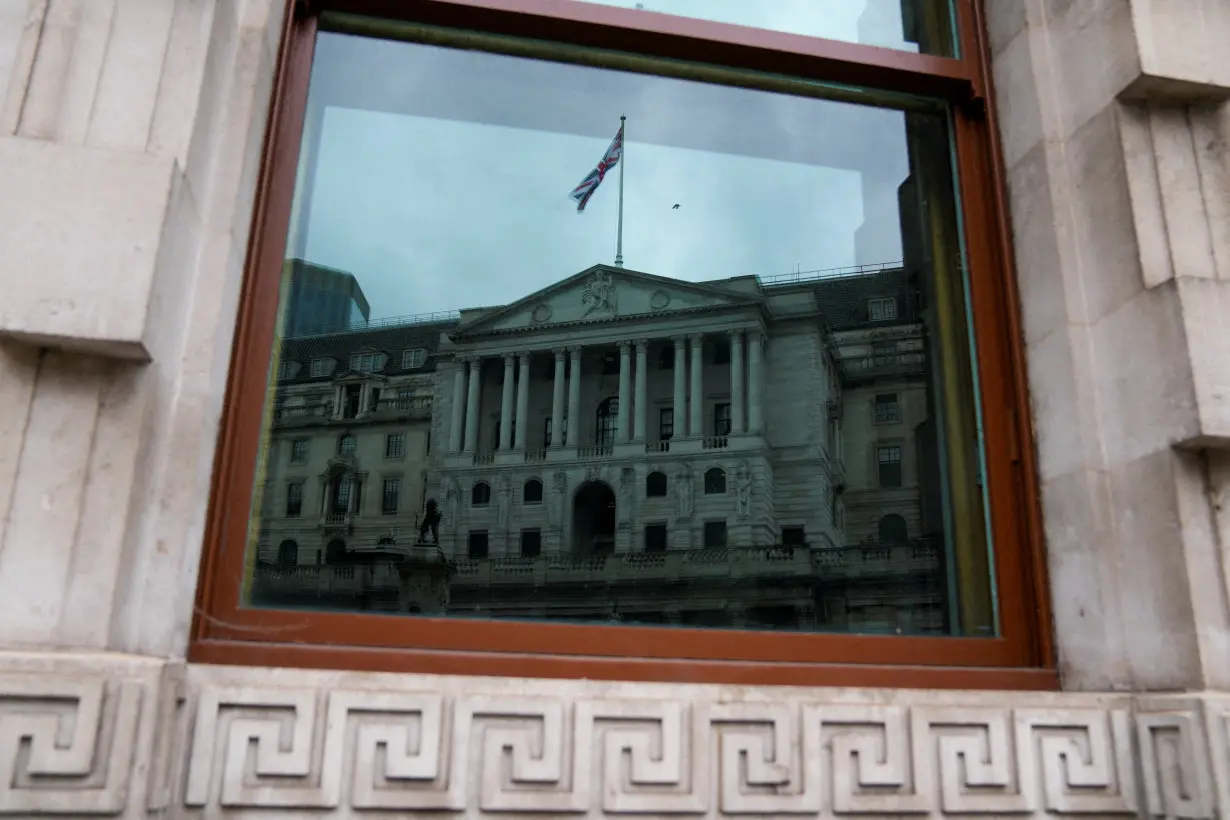 FILE PHOTO: Bank of England building, in London