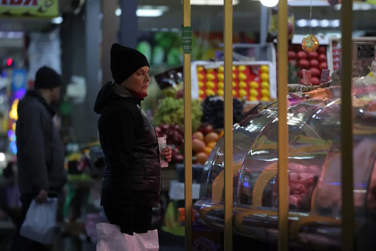 Food market in Saint Petersburg