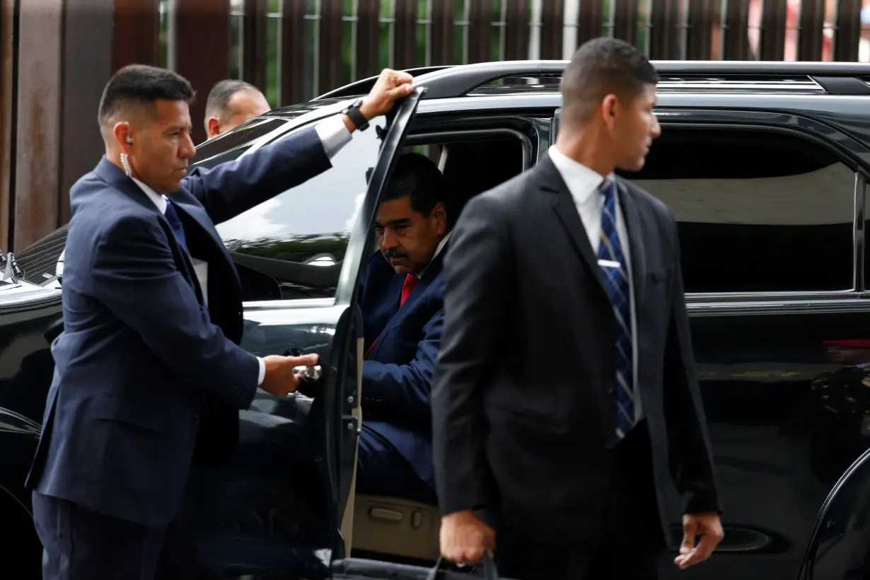 Venezuelan presidential candidates appear in court to begin a vote 'verification' process, in Caracas