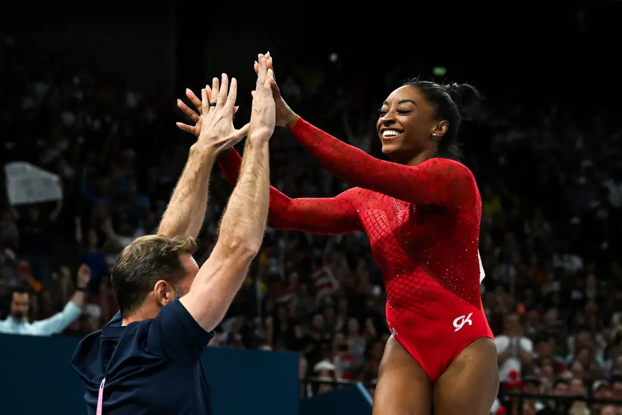 Simone Biles spent years working on her mental health after Tokyo. It's made her an unstoppable force in Paris.