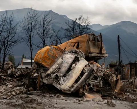 Canadian firefighter dies battling blaze in Alberta