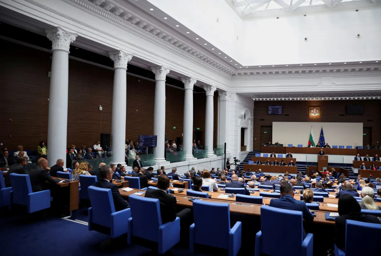 FILE PHOTO: Bulgaria's parliament votes on new government