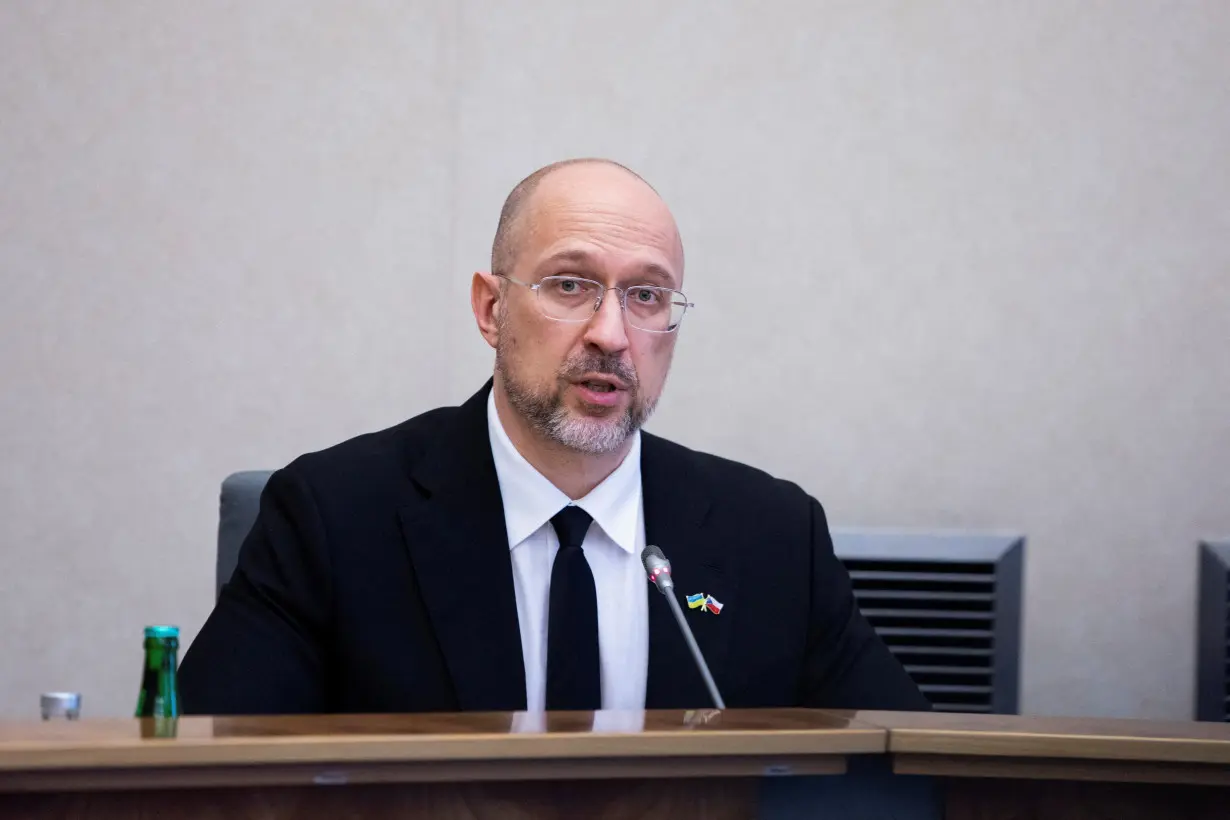 FILE PHOTO: Czech and Ukrainian joint meeting of heads of government in Prague