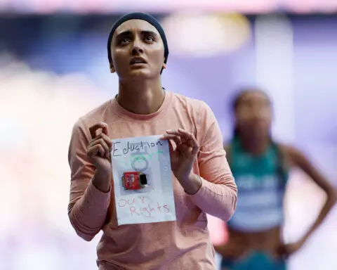Afghan Olympic sprinter sends powerful message to Taliban on women’s rights