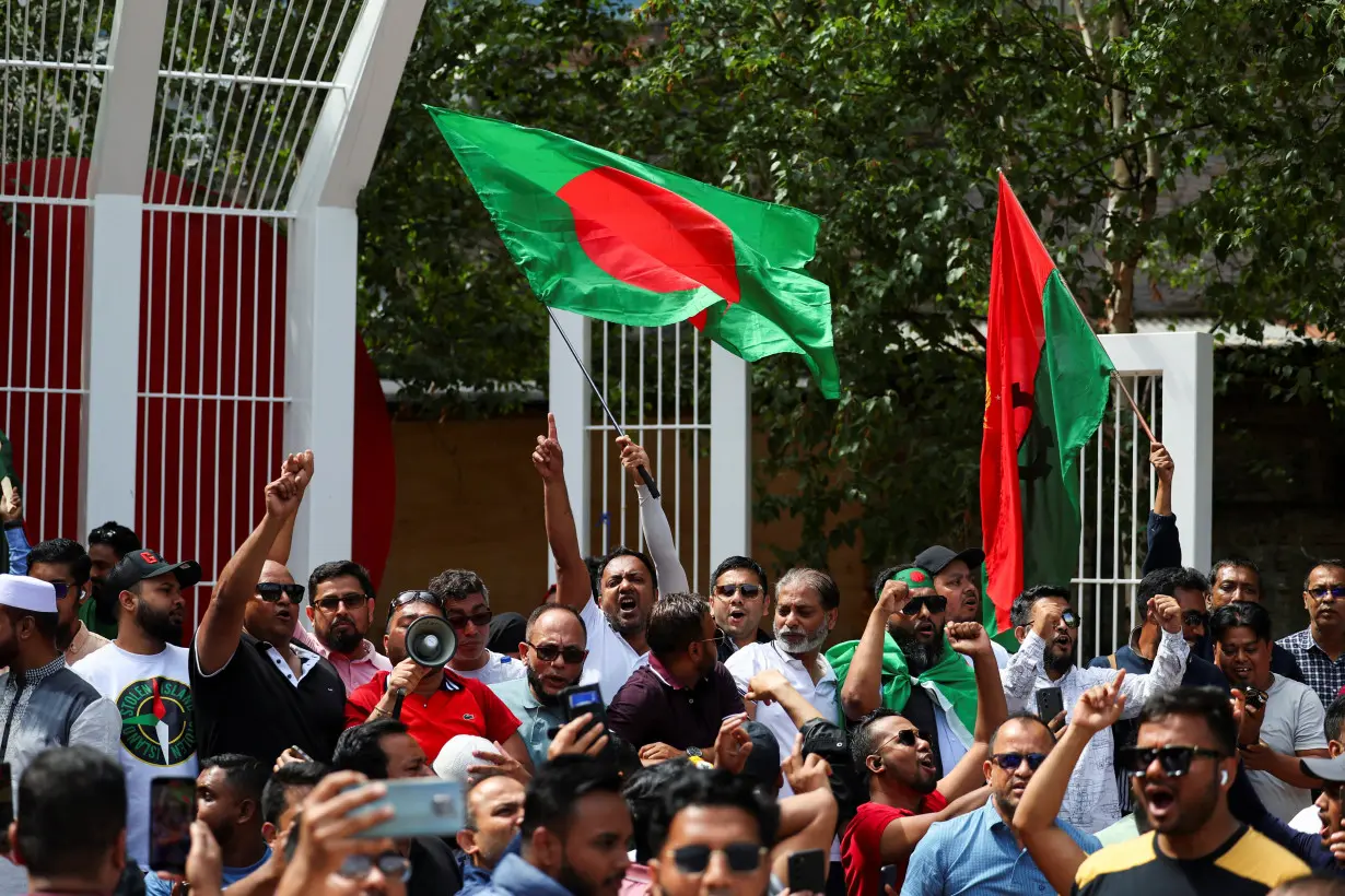 Bangladeshi community in London reacts to the resignation of Bangladeshi Prime Minister Sheikh Hasina