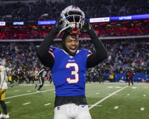 Damar Hamlin says his 'mind is free' a year after resuming football following near-death experience