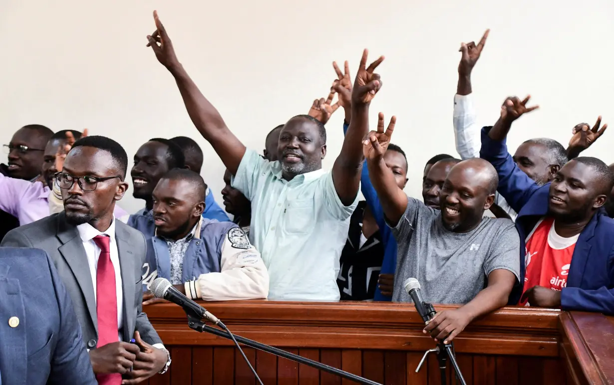 Uganda court charges 36 opposition supporters with terrorism-related offences in Kampala